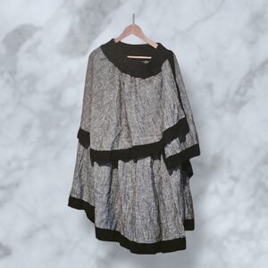 Elegant Black and Gray Women's Dress